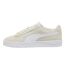 Womens/ladies Jada Suede Platform Trainers Vaporous Grey Puma-2