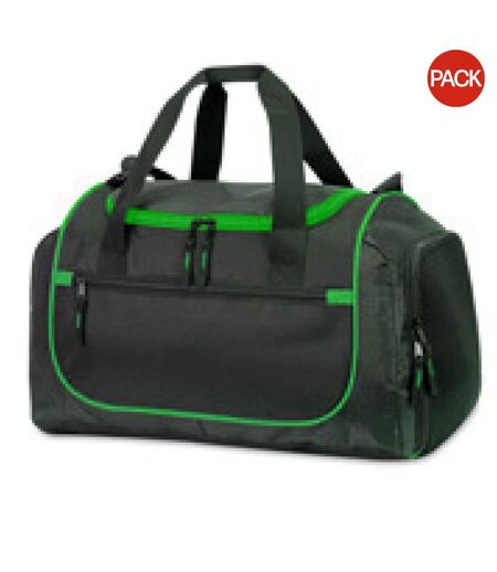 Lot De 2  Piraeus Sac De Voyage Taille Unique Noir Vert Shugon
