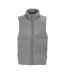 Mens Pu Padded Gilet Dark Grey Firetrap-1