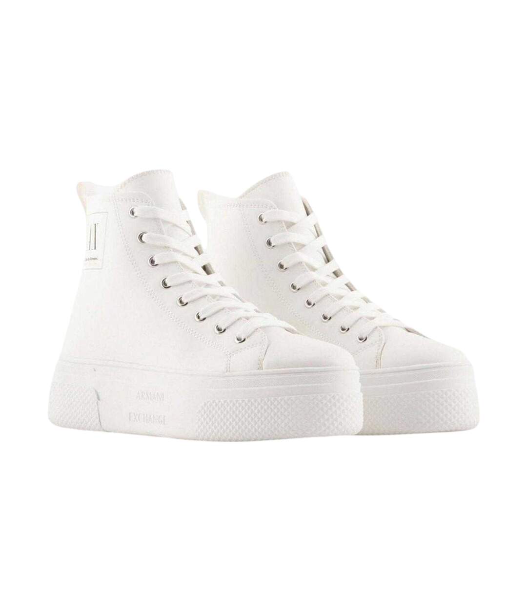 Baskets Montantes Femme Blanc Cassé Armani Exchange-1