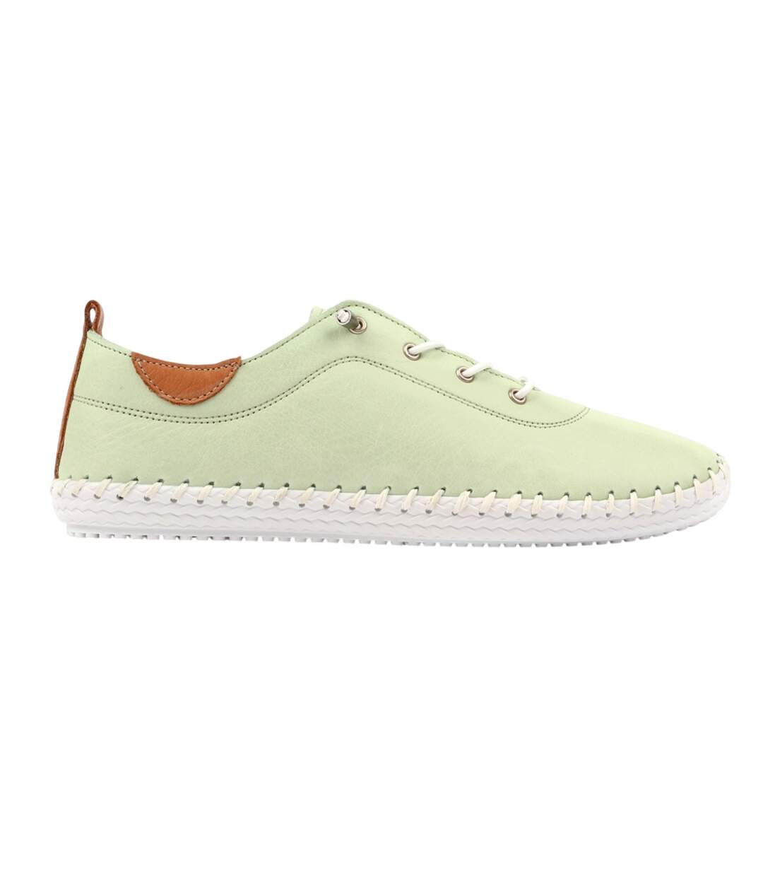 Tennis Motif/style Imprimé Animal St Ives Femme Vert De Gris Lunar-3