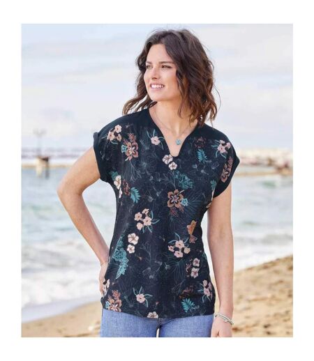 T-shirt femme bleu marine Atlas For Women