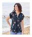 T-shirt femme bleu marine Atlas For Women-2