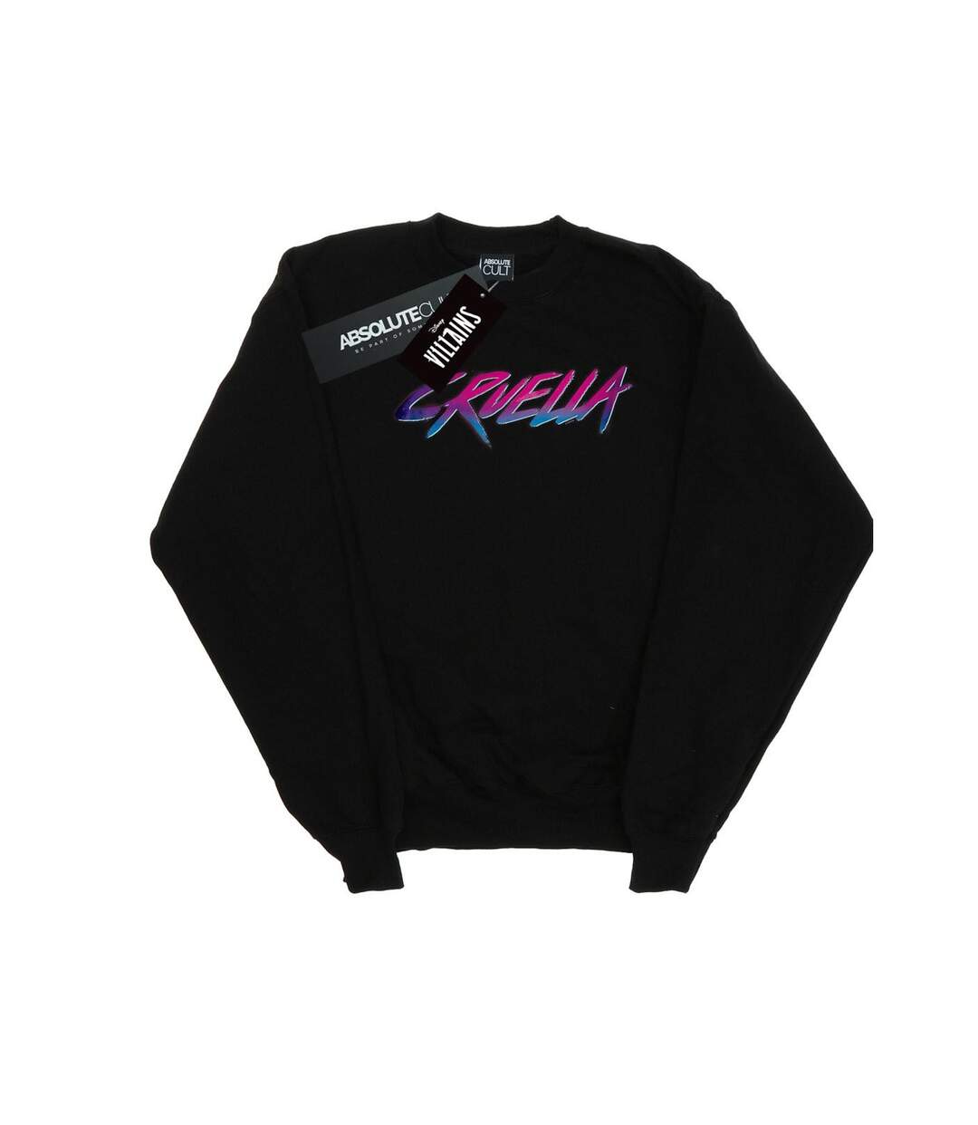 Disney Sweatshirt Rad Cruella Femmes/Dames (Noir) - UTBI42289-1