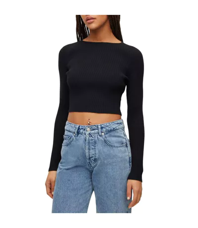 Pull Manches Longues Saneriny Femme Noir Hugo