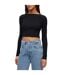 Pull Manches Longues Saneriny Femme Noir Hugo-1