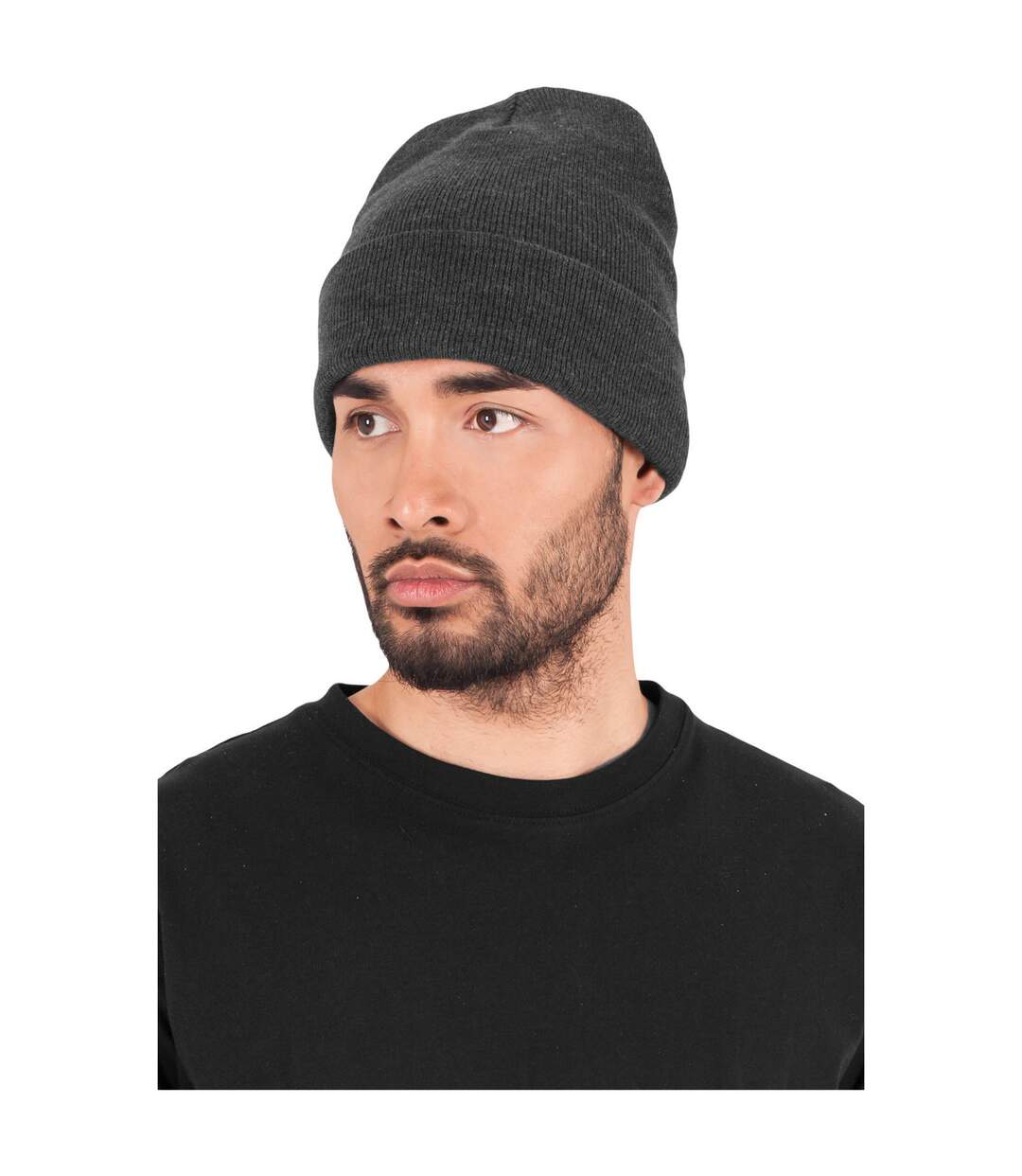 Flexfit Unisex Long Knit Beanie (Dark Grey) - UTPC3719-1