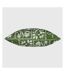 Furn - Housse de coussin d'extérieur FORAGE (Vert de gris / Blanc) (43 cm x 43 cm) - UTRV3103