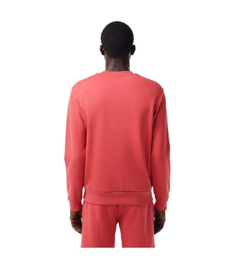 Unisex Adult Fleece Crew Neck Sweatshirt Red Lacoste
