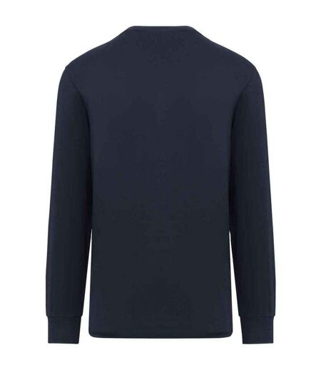 Unisex adult long-sleeved t-shirt navy Native Spirit