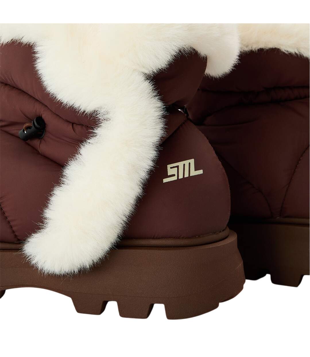 Womens/ladies Frostee Sheepskin Boots Brown Steve Madden-4
