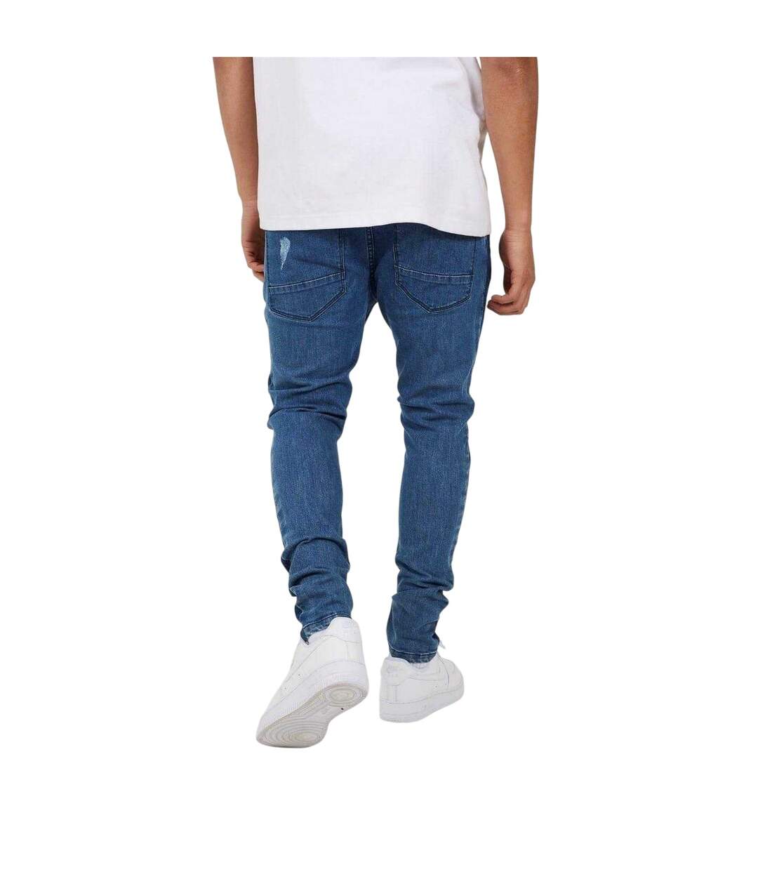 Jean Motif/style À Rayures Homme Bleu Brave Soul-3