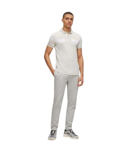 Polo Paule Homme Gris Clair Gris Pastel Boss