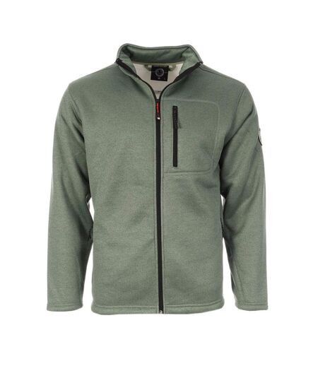 Veste polaire vert homme paname brothers sherpa