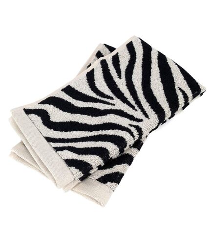 Serviette invité absorbante coton ZEBRA Zèbre