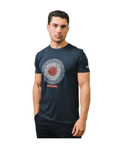 Mens Ss25 Geometric T-shirt Navy Lambretta