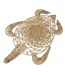 Déco Murale en Jonc Tortue 110cm Naturel-2