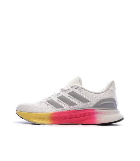 Chaussures de running blanches/roses homme adidas ultrarun 5