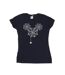 Disney Femme/Les femmes - T-shirt en coton avec tête de toile d'araignée Mickey Mouse (Bleu marine) - UTBI33529-1