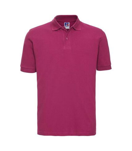 Polo classic homme fuchsia Russell Russell