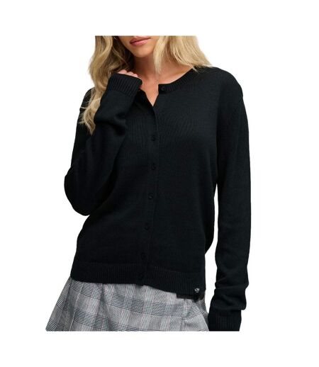 Gilet en maille marine femme superdry slouchy
