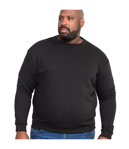 Duke Mens Rockford Kingsize Sweat Crew Neck Jumper (Black) - UTDC105