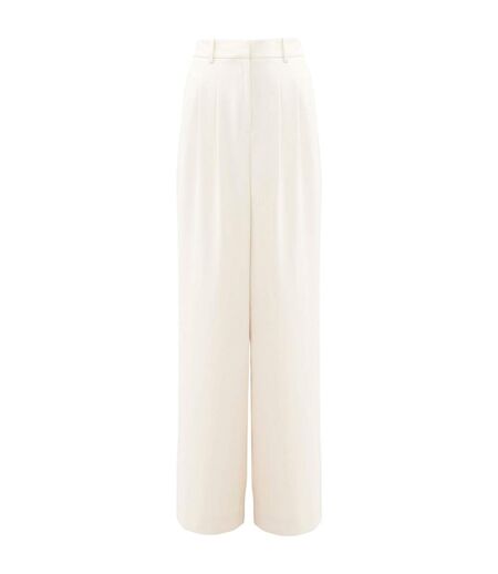 Pantalon De Costume Motif/style Plissé Harry Femme Crème French Connection