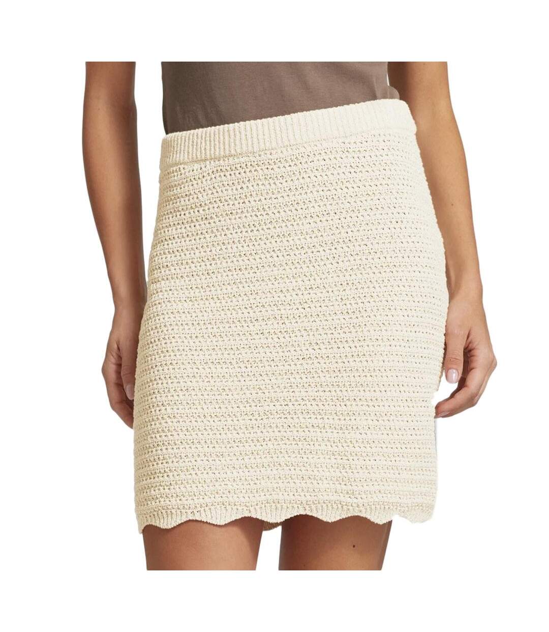 Jupe Beige Femme Vero Moda Borabora - L