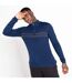 Mens Unite Us Knitted Half Zip Sweatshirt Nightfall Navy Ebony Dare 2B-1