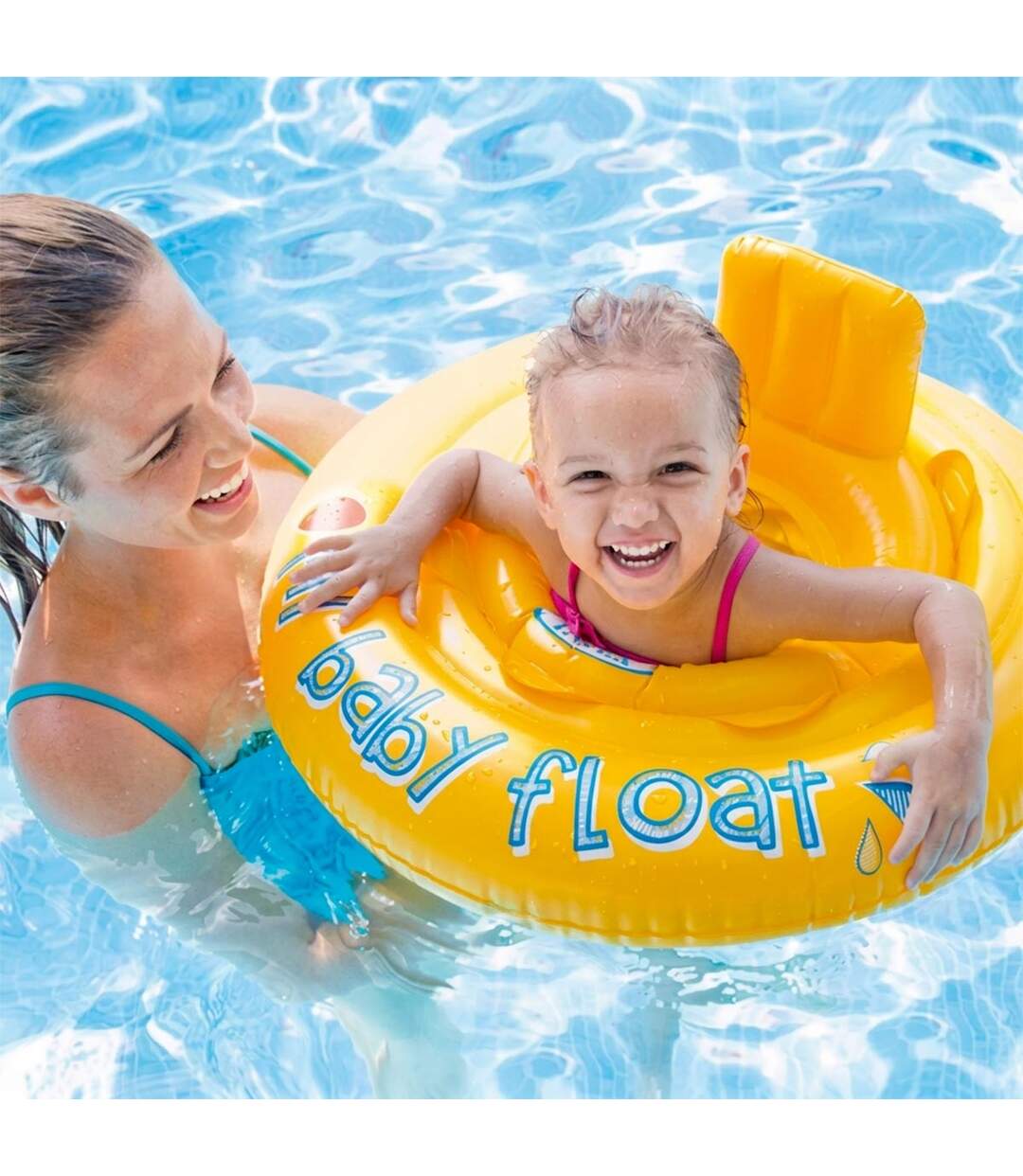 Bouée Culotte Gonflable My Baby Float 70cm Jaune-2