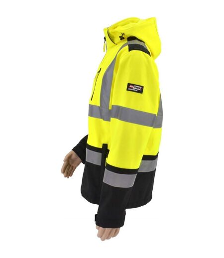 Veste Softshell T3 Homme Noir Jaune Fluo AW Tools