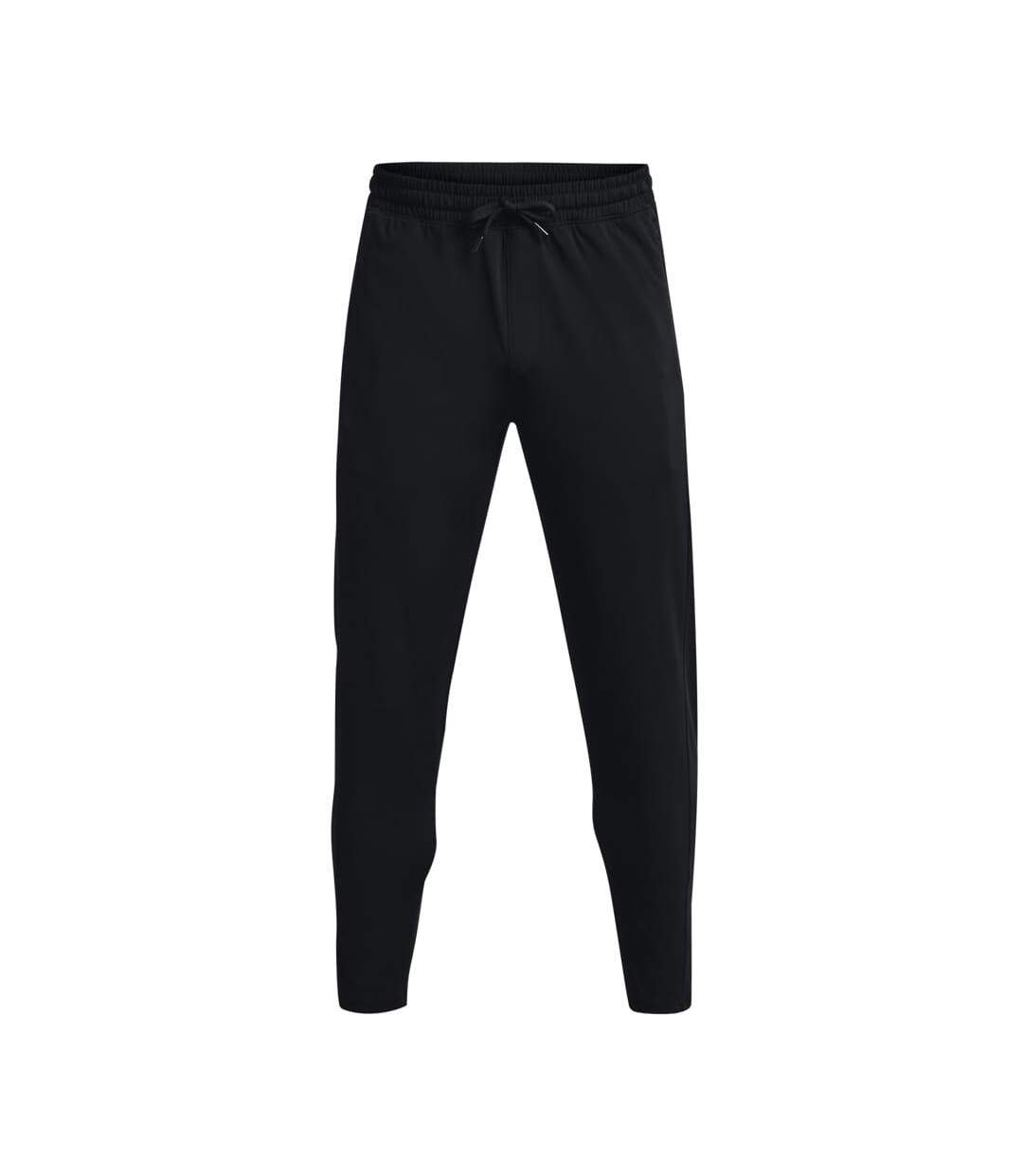 Unisex Adult Meridian Tapered Leg Jogging Bottoms Black Under Armour-1