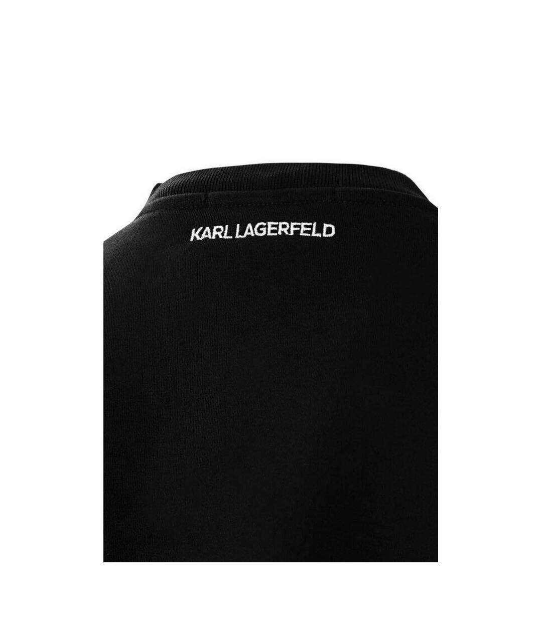 Sweat Motif/style Imprimé Femme Noir Karl Lagerfeld-3