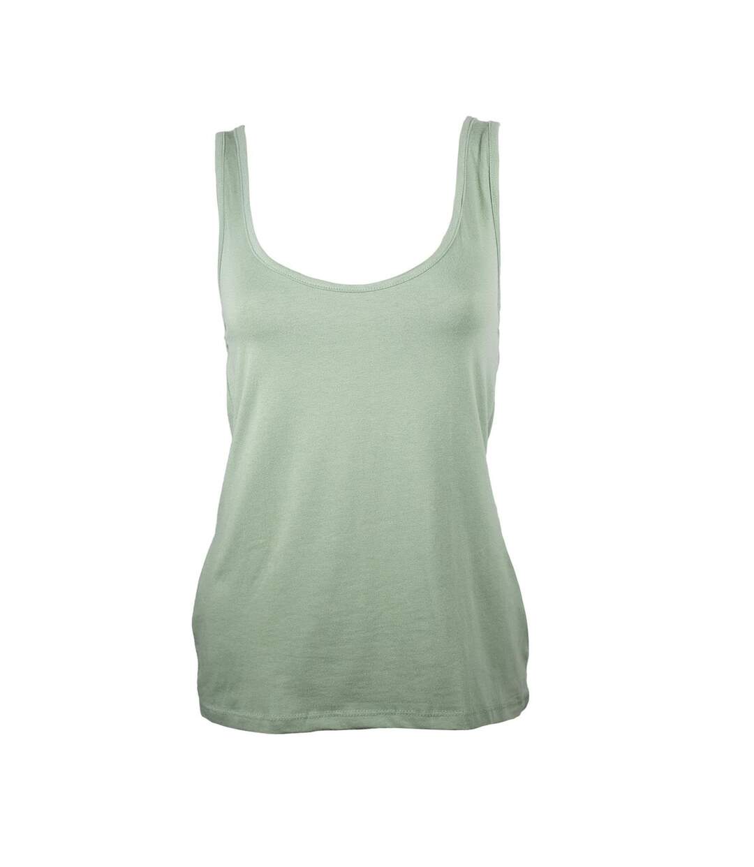 Débardeurs Femme Gris Chiné Vert Sauge Keanu-2