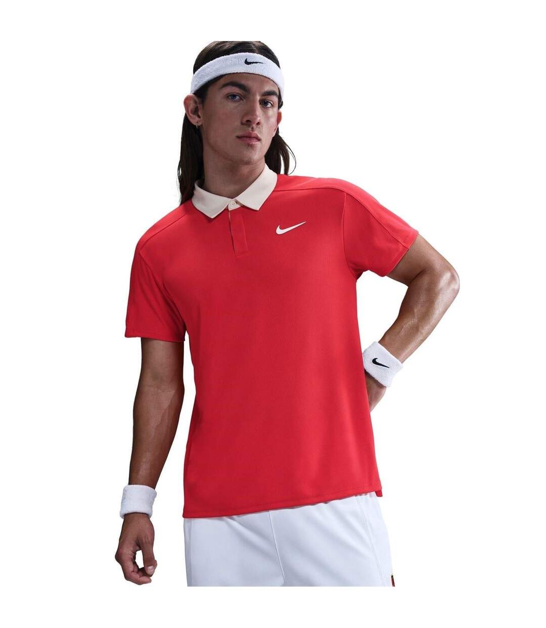 Débardeur Homme Rouge Cramoisi Blanc Nike-2