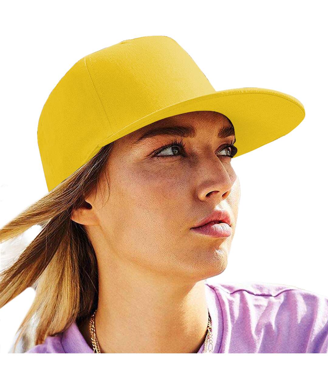 Casquette ajustable jaune Beechfield