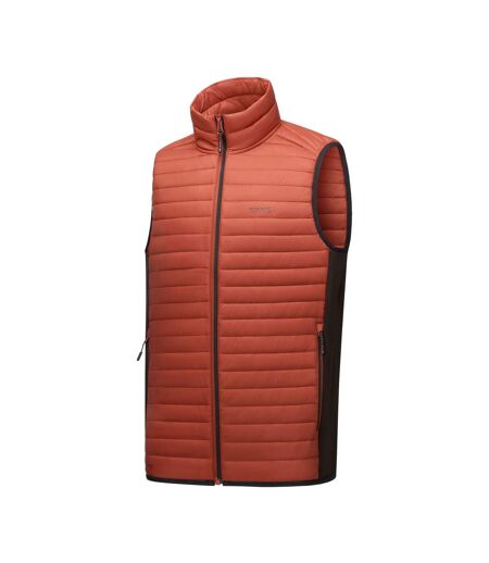 Mens Andreson Hybrid Padded Jacket Burnt Henna Black Regatta
