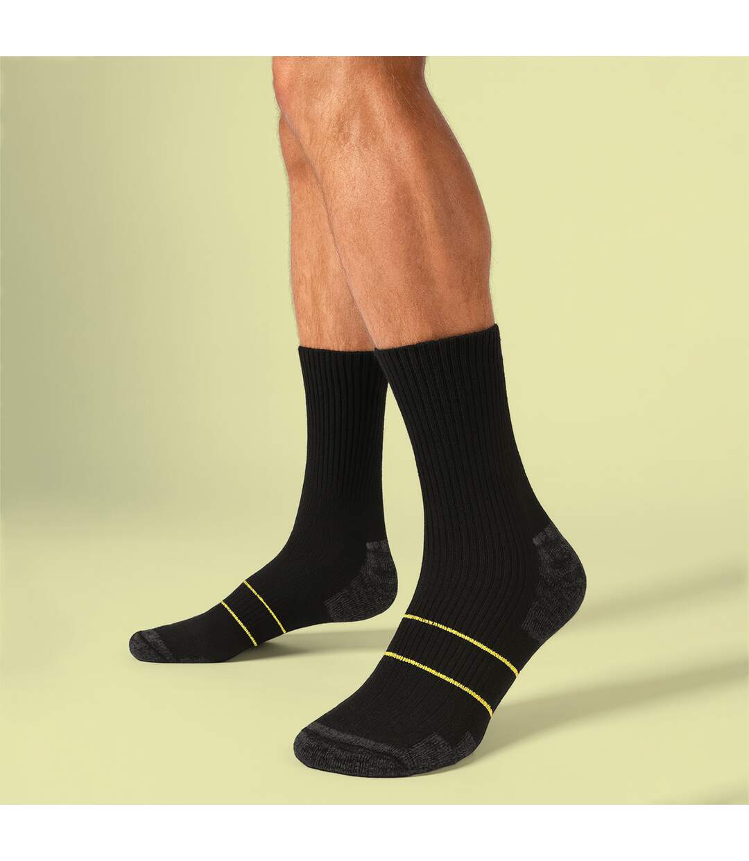 1 Pack Mens Wool Work Boot Socks for Winter-5