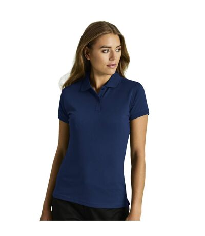 Polo À Manches Courtes 100% Coton Femme Bleu Marine Tee Jays