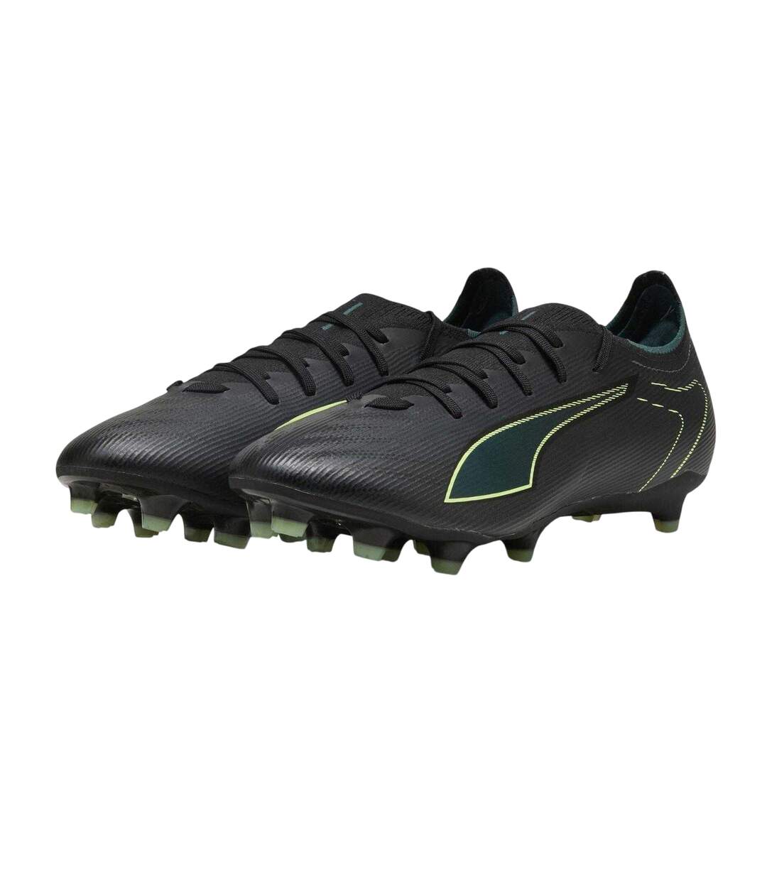 Mens Ultra 6 Match Firm Ground Football Boots  Black Puma-3