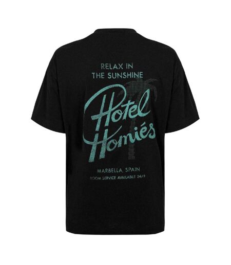 T-shirt Hotel Homies Homme Noir Homies Marbella