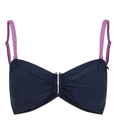 Haut de maillot de bain aceana femme bleu marine / violet Regatta