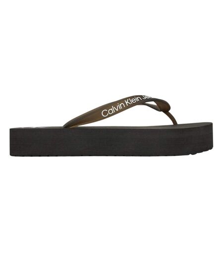Tongs Femme Noir Calvin Klein