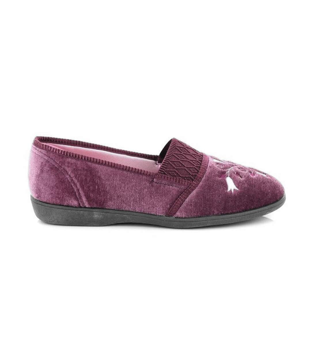 Inez chaussons à bande élastiquée femme bordeaux Sleepers