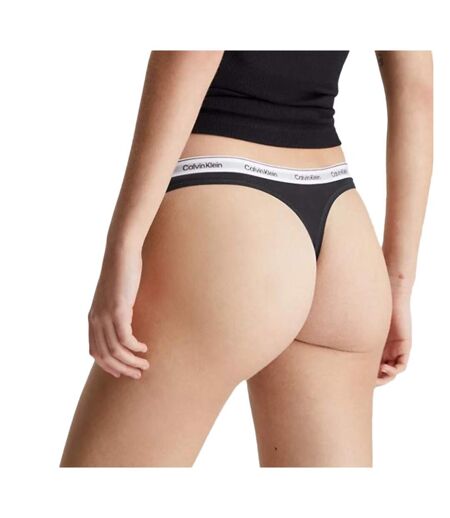 X3 strings noir femme calvin klein thong