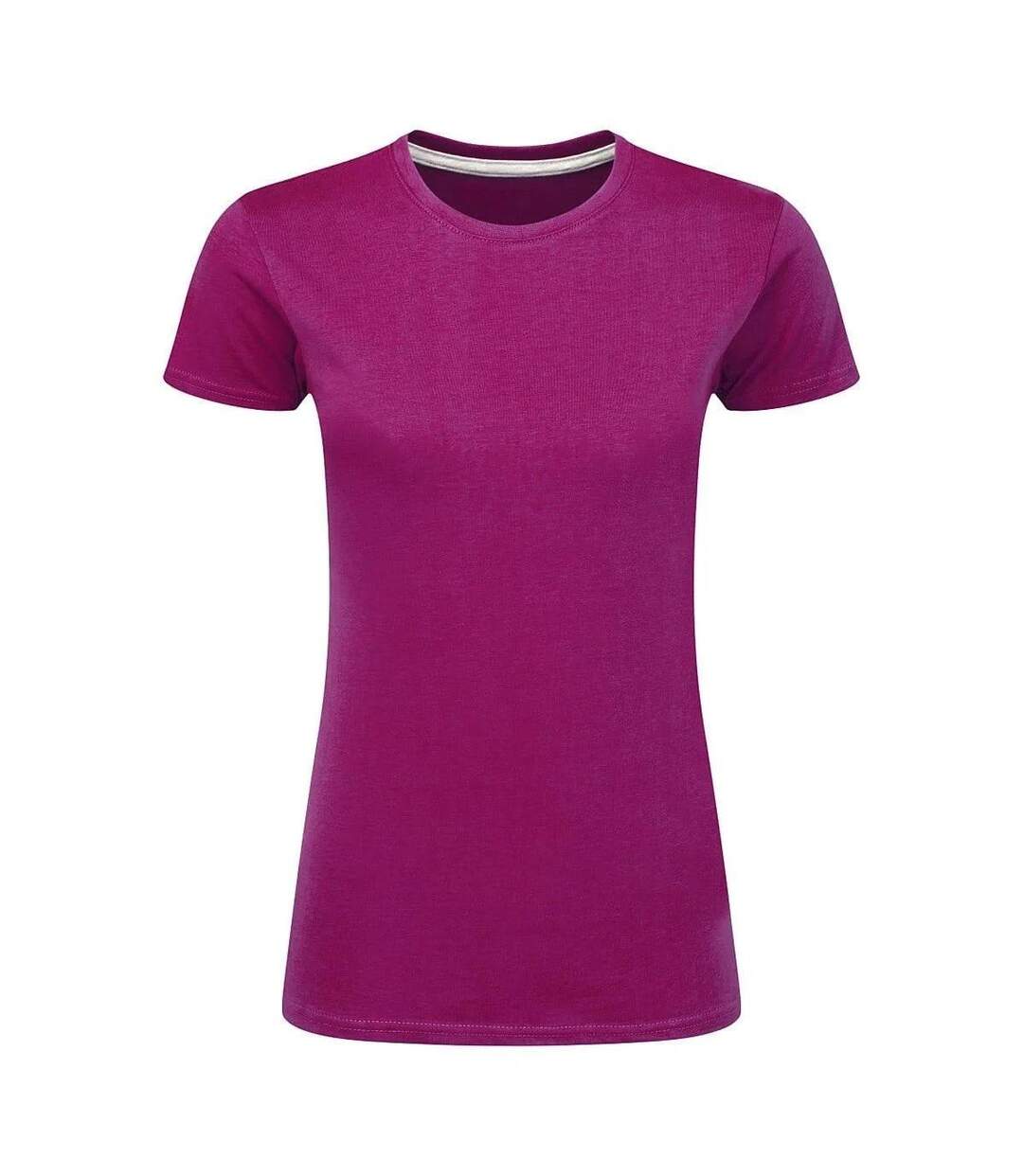 T-shirt Perfect Print Femme Rose Foncé SG-1