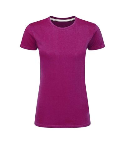 T-shirt Perfect Print Femme Rose Foncé SG