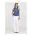 Blouse sans manches tencel cropped AJUN-4