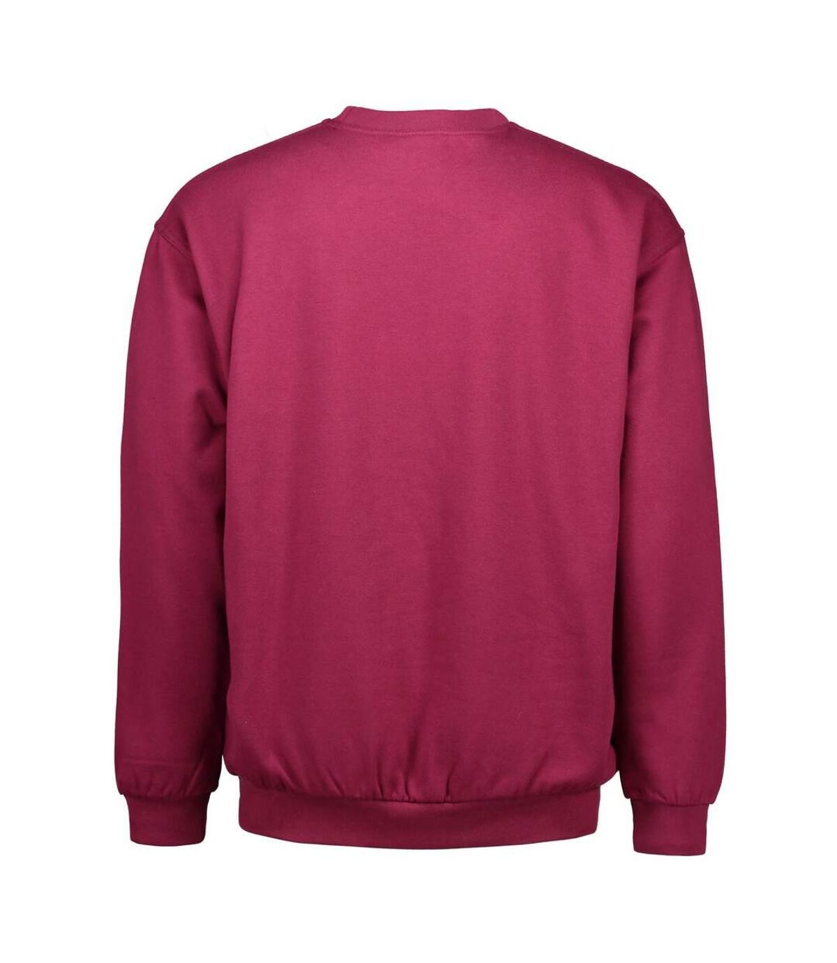 ID Unisex Classic Round Neck Sweatshirt (Bordeaux) - UTID275