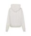 Veste À Capuche Femme Blanc Cassé Chiné USA-3